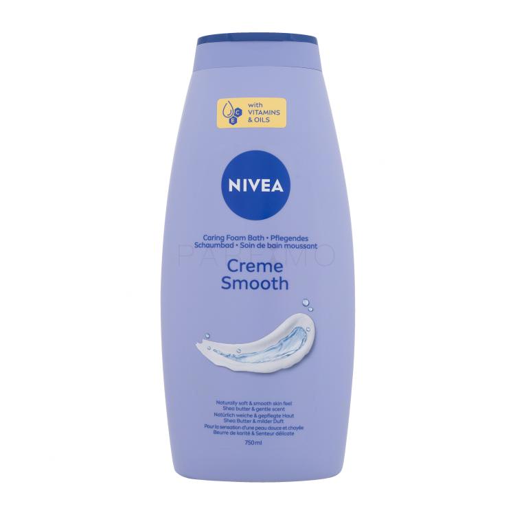 Nivea Creme Smooth Caring Foam Bath Bagnoschiuma donna 750 ml