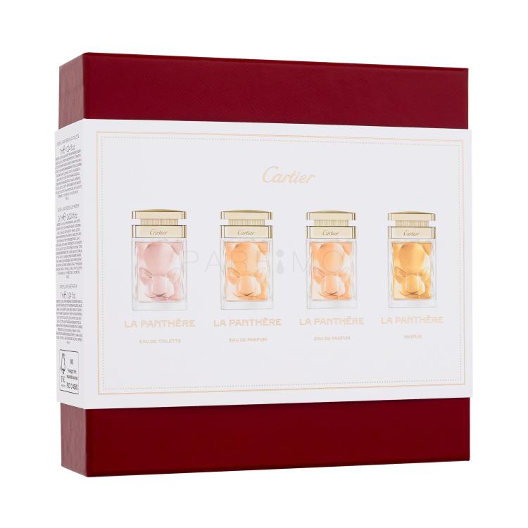 Cartier La Panthère Pacco regalo eau de parfum 2 x 7 ml + profumo 7 ml + eau de toilette 7 ml