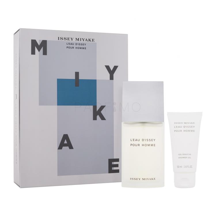 Issey Miyake L&#039;Eau D&#039;Issey Pour Homme SET4 Pacco regalo eau de toilette 75 ml + gel doccia 50 ml