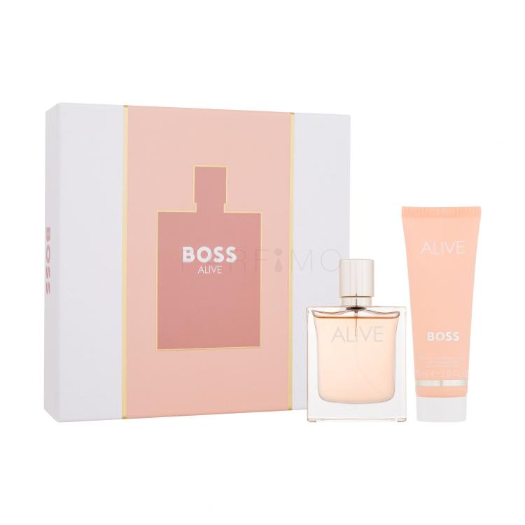 HUGO BOSS BOSS Alive SET4 Pacco regalo acqua profumata 50 ml + crema corpo 75 ml