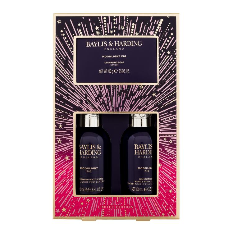 Baylis &amp; Harding Moonlight Fig Pacco regalo gel doccia 100 ml + lozione corpo 100 ml + sapone solido 100 g