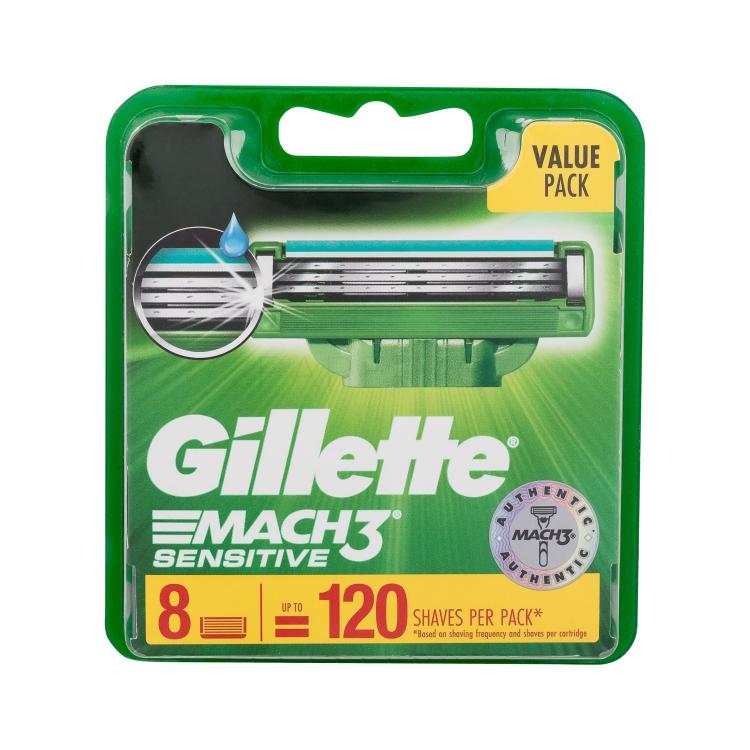 Gillette Mach3 Sensitive Lama di ricambio uomo Set