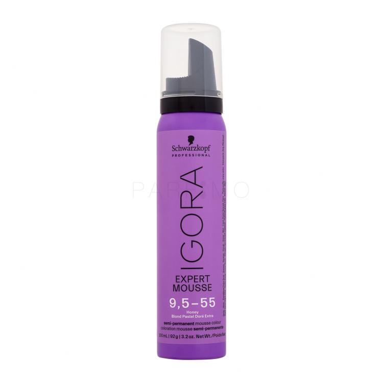 Schwarzkopf Professional Igora Expert Mousse Tinta capelli donna 100 ml Tonalità 9,5-55 Honey