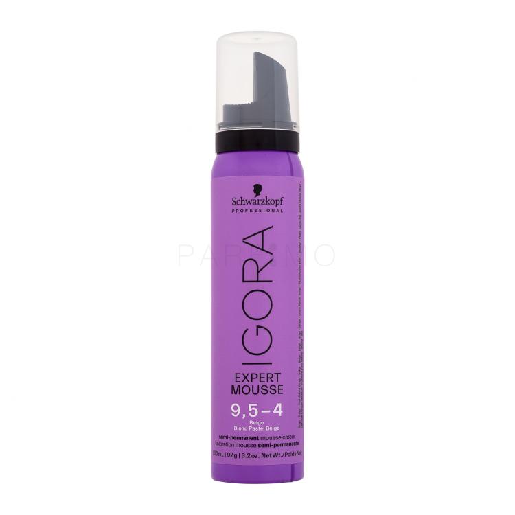 Schwarzkopf Professional Igora Expert Mousse Tinta capelli donna 100 ml Tonalità 9,5-4 Blond Pastel Beige