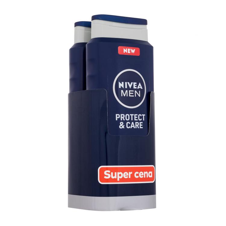 Nivea Men Protect &amp; Care Duopack Doccia gel uomo 2x500 ml