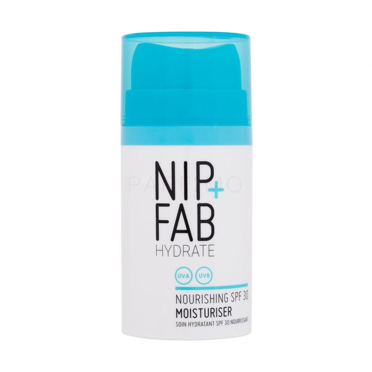 NIP+FAB Hydrate Nourishing Moisturiser SPF30 Protezione solare viso donna 50 ml