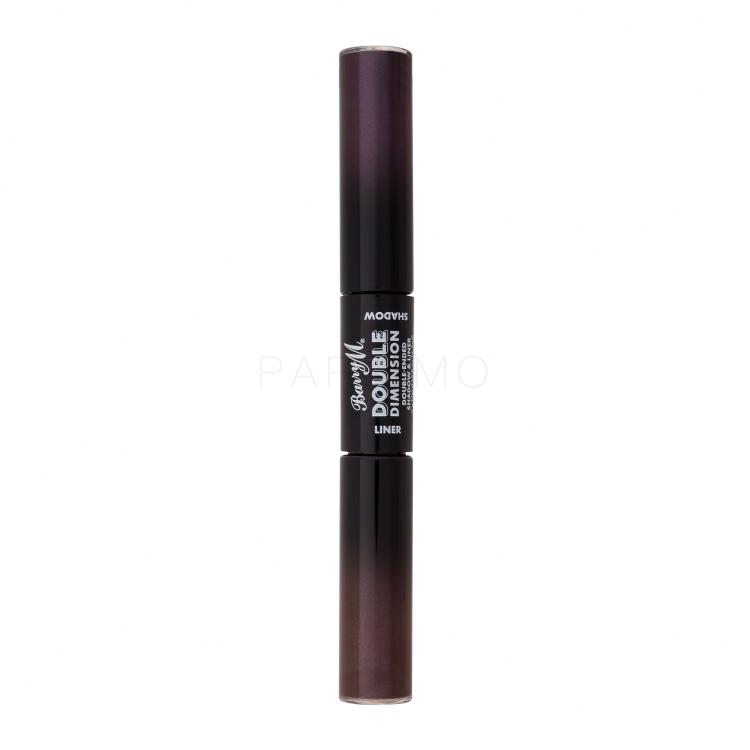 Barry M Double Dimension Double-Ended Shadow &amp; Liner Ombretto donna 9 ml Tonalità Purple Parallel