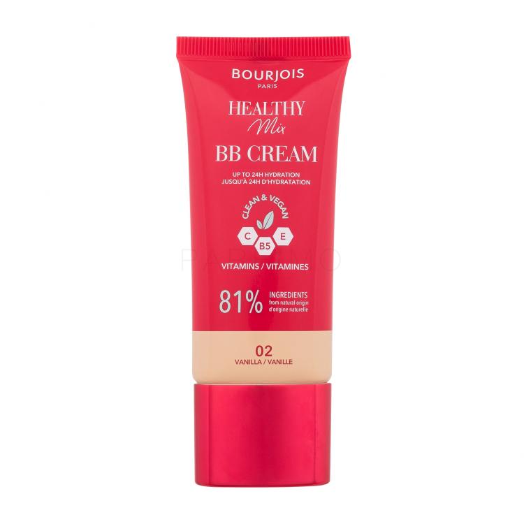 BOURJOIS Paris Healthy Mix Clean &amp; Vegan BB Cream BB cream donna 30 ml Tonalità 02 Vanile