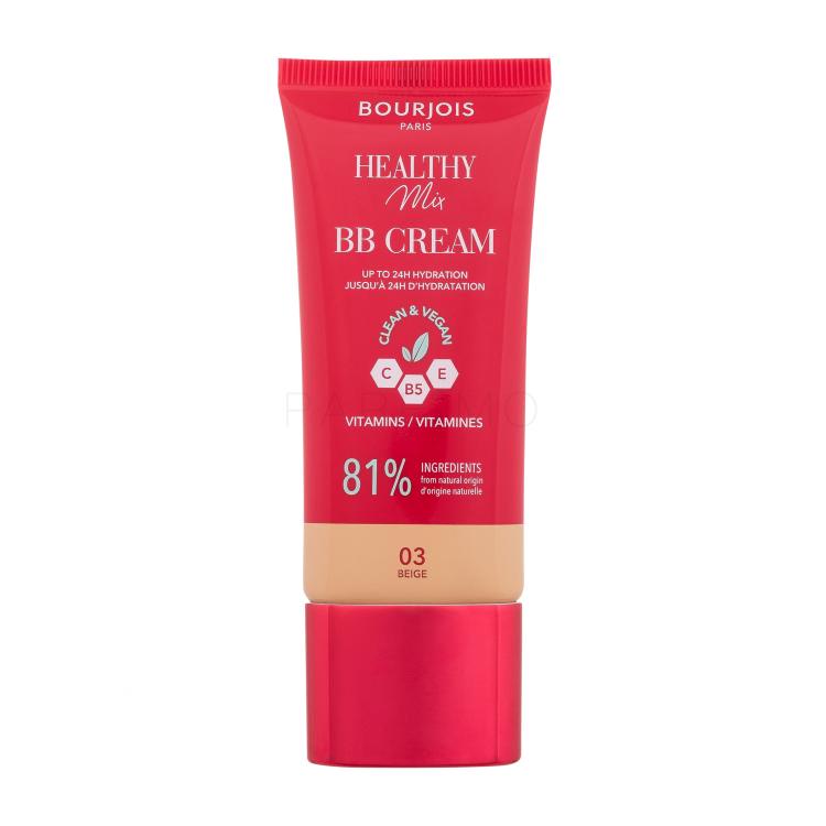 BOURJOIS Paris Healthy Mix Clean &amp; Vegan BB Cream BB cream donna 30 ml Tonalità 03 Beige