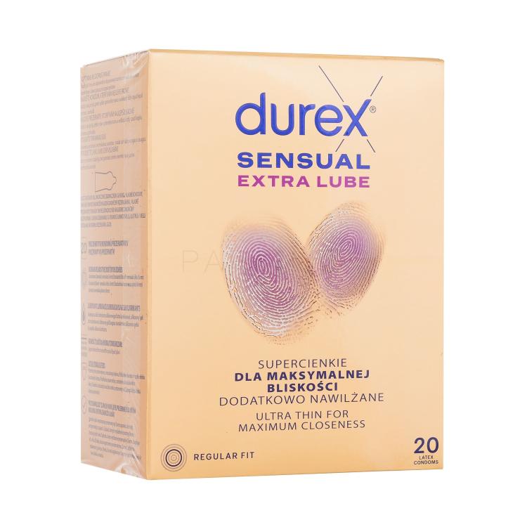 Durex Sensual Extra Lube Preservativi uomo Set