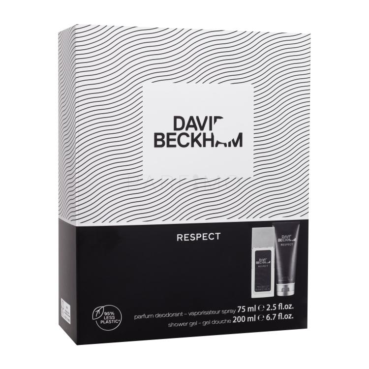 David Beckham Respect Pacco regalo deodorante 75 ml + gel doccia 200 ml