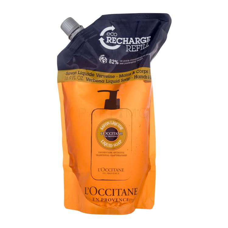 L&#039;Occitane Verveine (Verbena) Liquid Soap Sapone liquido donna Ricarica 500 ml