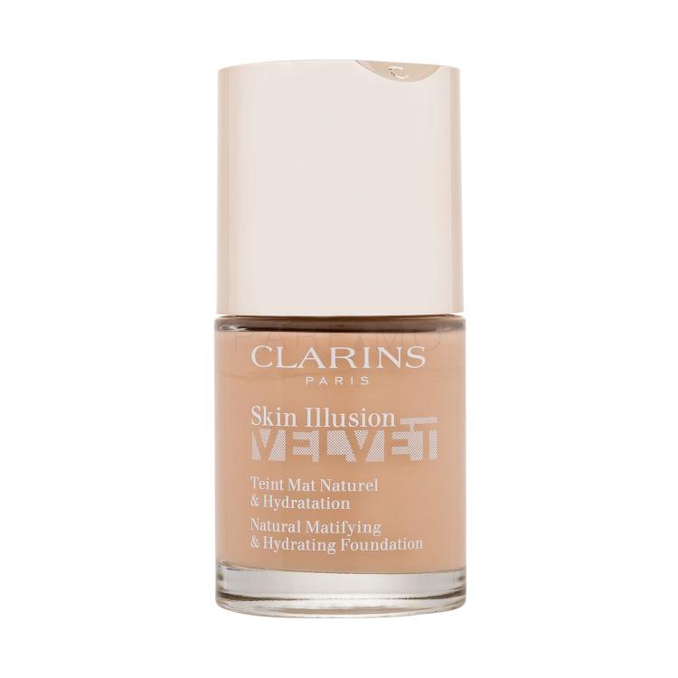 Clarins Skin Illusion Velvet Fondotinta donna 30 ml Tonalità 108W