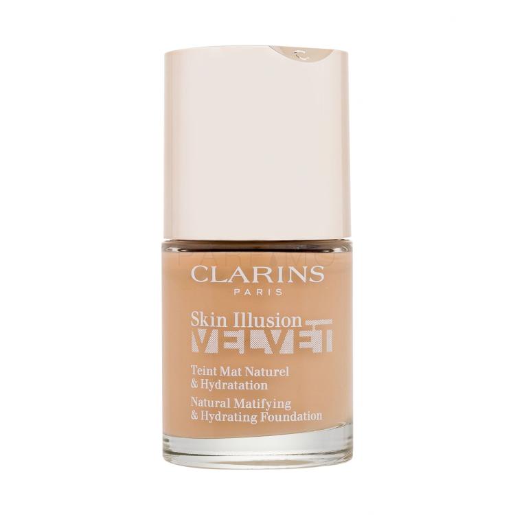 Clarins Skin Illusion Velvet Fondotinta donna 30 ml Tonalità 110N