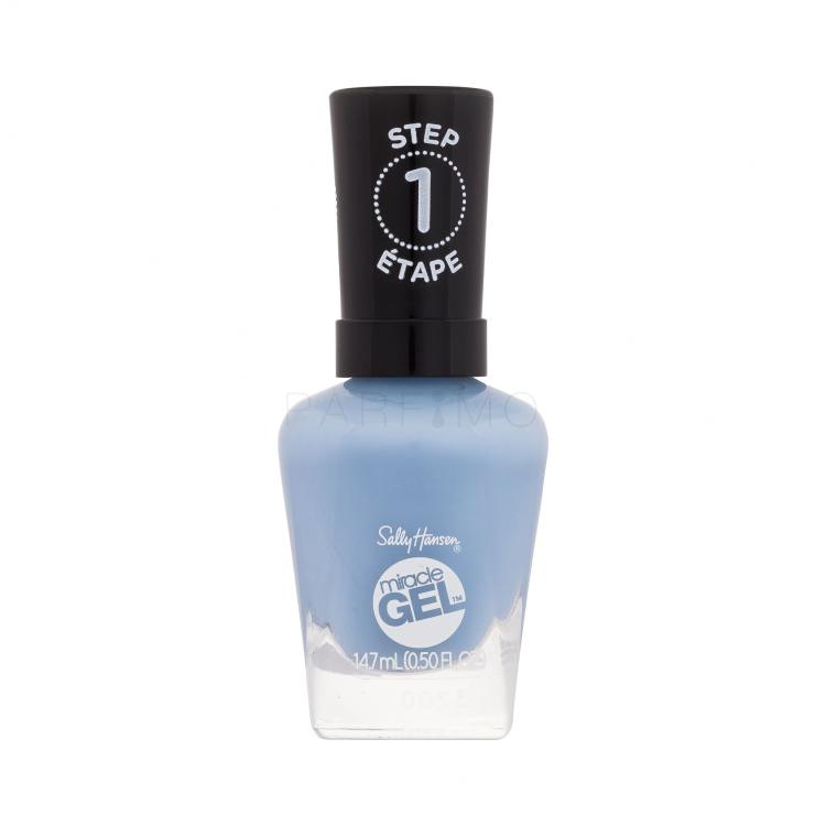 Sally Hansen Miracle Gel Cozy Chic Collection Smalto per le unghie donna 14,7 ml Tonalità 638 Comfy Co-Sea