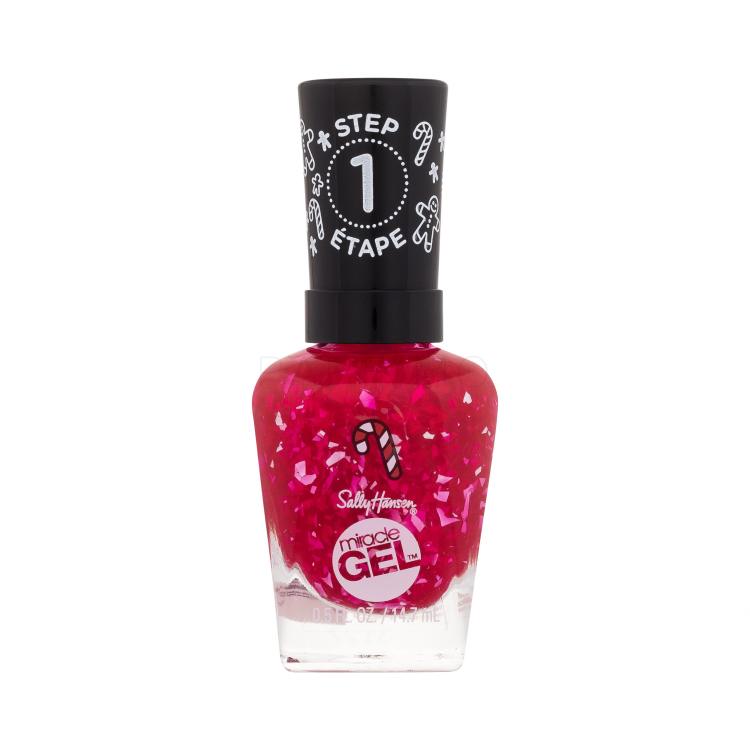 Sally Hansen Miracle Gel Gingerbread Kisses Collection Smalto per le unghie donna 14,7 ml Tonalità 912 Peppermint To Be