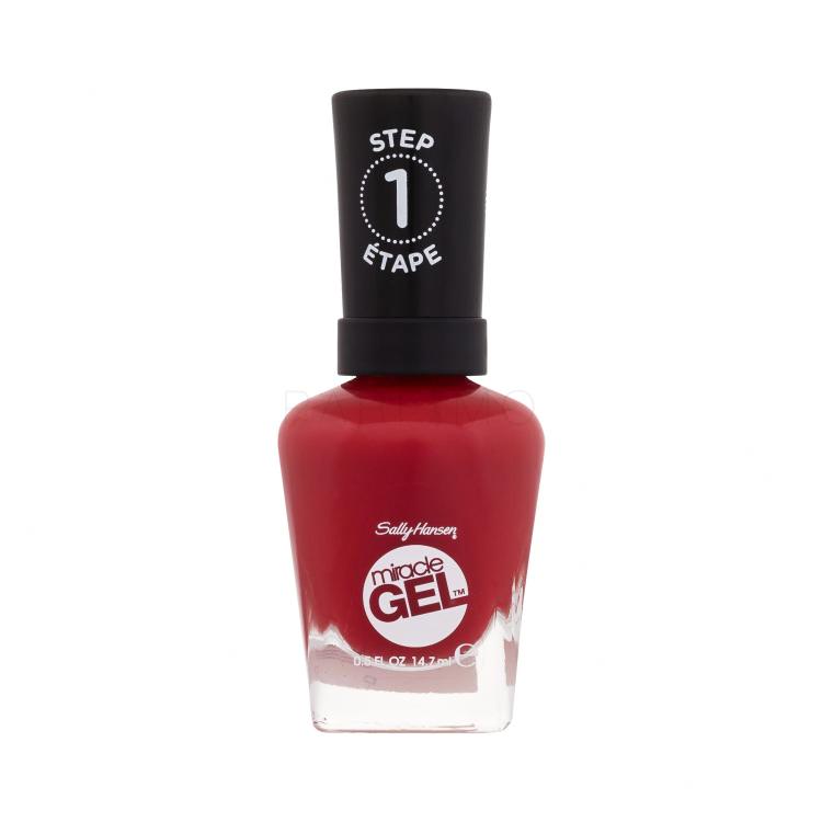 Sally Hansen Miracle Gel Smalto per le unghie donna 14,7 ml Tonalità 402 Red Between the Lines