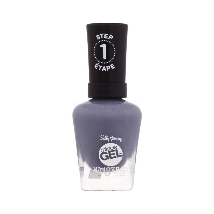 Sally Hansen Miracle Gel Smalto per le unghie donna 14,7 ml Tonalità 809 Slate-r Girl