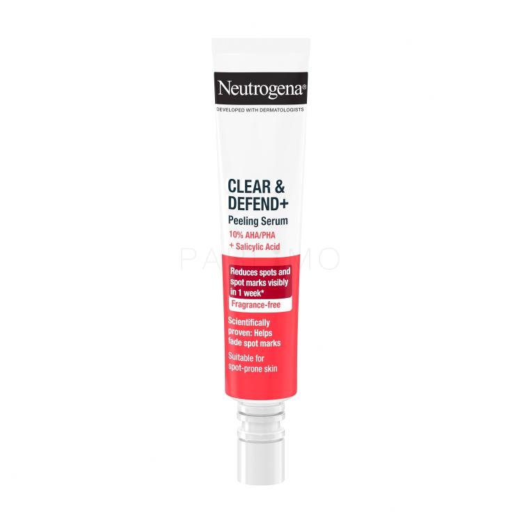 Neutrogena Clear &amp; Defend+ Peeling Serum Siero per il viso 30 ml