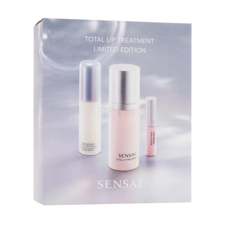 Sensai Expert Items Total Lip Treatment Pacco regalo crema labbra Total Lip Treatment 15 ml + crema collo e décolleté Cellular Performance Throat &amp; Bust Lifting Effect 19 ml + lucidalabbra Total Lip Gloss 2,4 ml