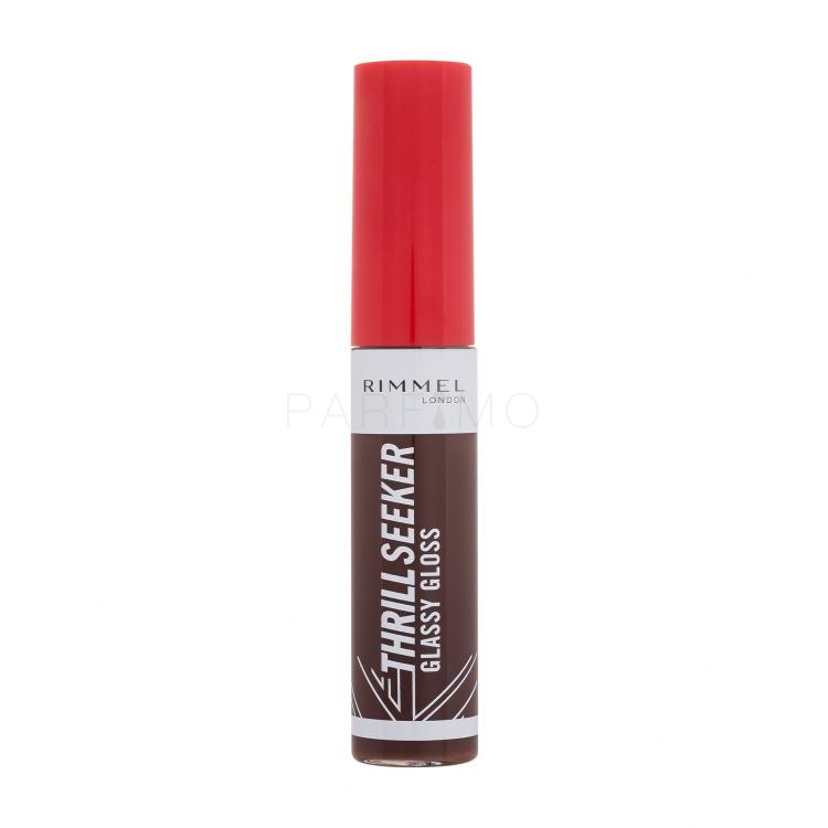 Rimmel London Thrill Seeker Glassy Gloss Lucidalabbra donna 10 ml Tonalità 800 Chocolate Glaze