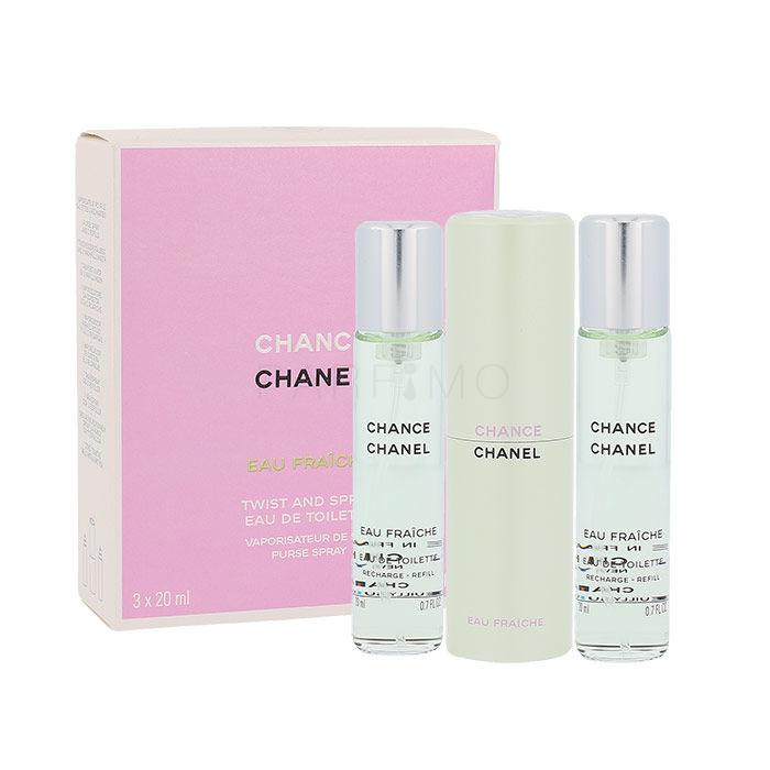 Chanel Chance Eau Fraîche Eau de Toilette donna Twist and Spray 3x20 ml