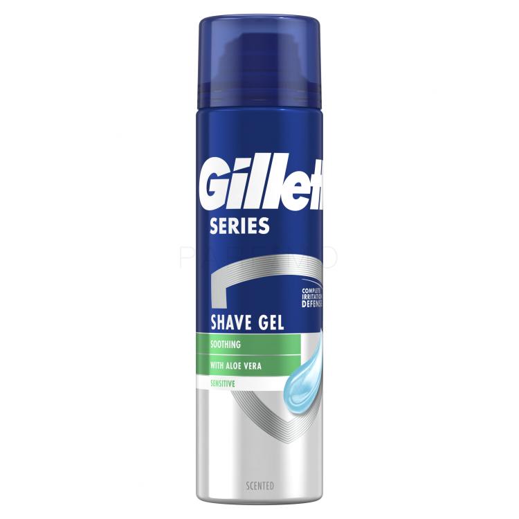 Gillette Series Sensitive Gel da barba uomo 200 ml