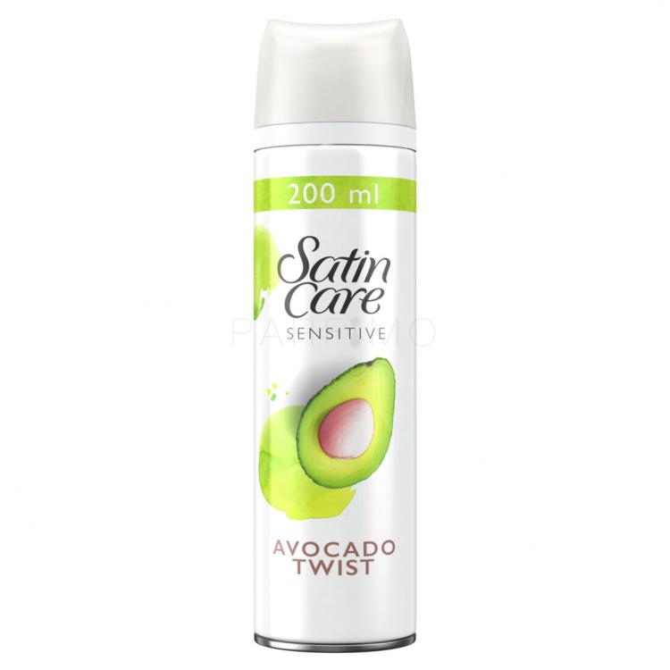 Gillette Satin Care Avocado Gel da barba donna 200 ml