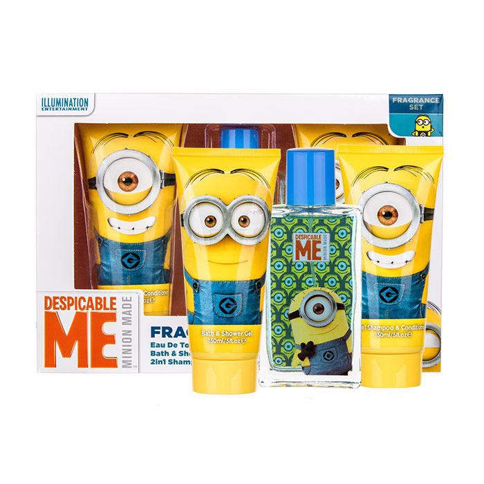 Minions Minions Pacco regalo Eau de Toilette 75 ml + doccia gel 150 ml + shampoo &amp; balsamo 2v1 150 ml