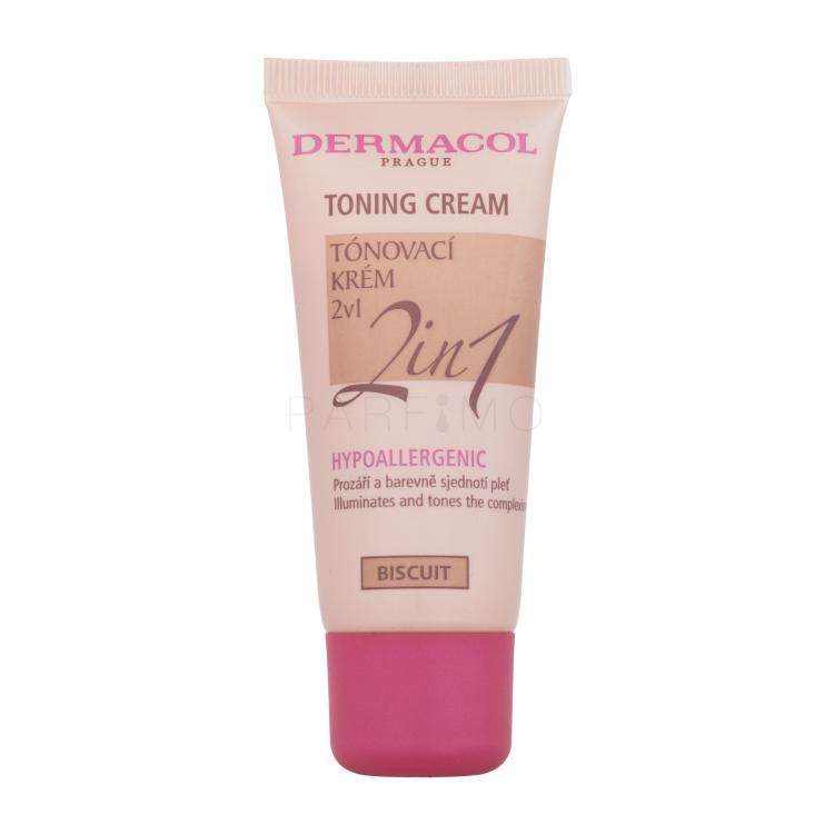 Dermacol Toning Cream 2in1 BB cream donna 30 ml Tonalità Biscuit