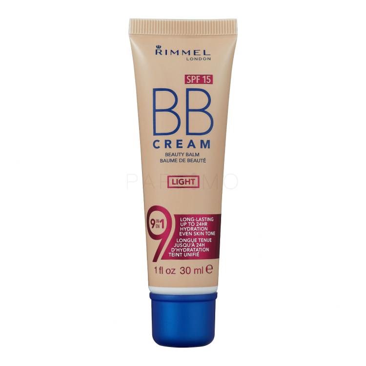 Rimmel London BB Cream 9in1 SPF15 BB cream donna 30 ml Tonalità Light