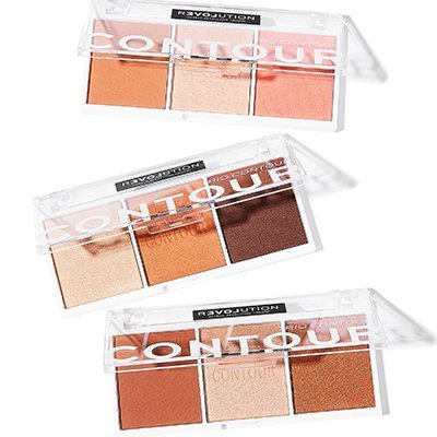 Revolution Relove Colour Play Blushed Duo Blush & Highlighter Contouring  palette donna 5,8 g Tonalità Baby